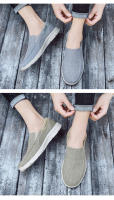 Zapatos De Lona Para Hombre Mocasines Clásicos De Ocio Cómodos Y Transpirables Zapatillas Casuales Para Adultos Con Punta Redonda Suela EVA - details 4