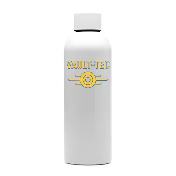 botella bidon vault tec  fallout Bidón de Acero Inoxidable 304: Tu Compañero Duradero para Hidratación | Albithinia - 1