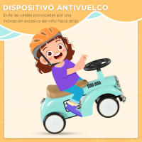 AIYAPLAY Correpasillos para Bebés de 12 a 36 Meses Coche sin Pedales con Bocina Compartimento de Almacenaje y Volante para Interior y Exterior 58x27x35 cm - details 3