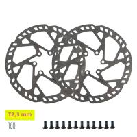 NFOX 160 Accesorios Para Bicicleta Freno De Disco De 203mm 140mm 180mm 2.3mm Adecuado Para Montaña Carretera Motos Ciclismo - details 10