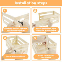 Cesta De Almacenamiento Para Bebé De Madera Con Manija Cesta De Regalo Multifuncional Para Niños Y Niñas Nuevos Padres Decoración De Baño Y Dormitorio - details 7