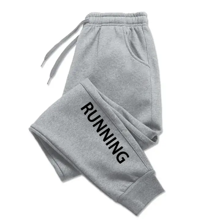 Pantalones De Correr Para Hombre Estampados De Letras Otoño Invierno Estilo Casual Fitness Gym Ropa Transpirable Pantalones De Jogger Solids - 1