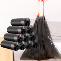 Bolsa De Basura De Plástico Mediana Y Grande Con Cordón Cerrado 3 Rolls Aumentados Bolsas De Basura Portátiles Para El Hogar - details 3