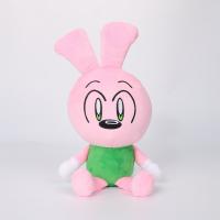 Muñeco De Peluche Riggy Conejo Azul Y Rosa Para Niños Juguete De Confort Cartoon Juego Suave Relleno De Algodón PP Anime Conejo De Peluche - details 2