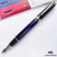 Pluma De Escritura JINHAO 500 De Lujo Regalo Mejor Oficina Suministros Metal Iridio Azul Suave Suministros De Escritura - details 2