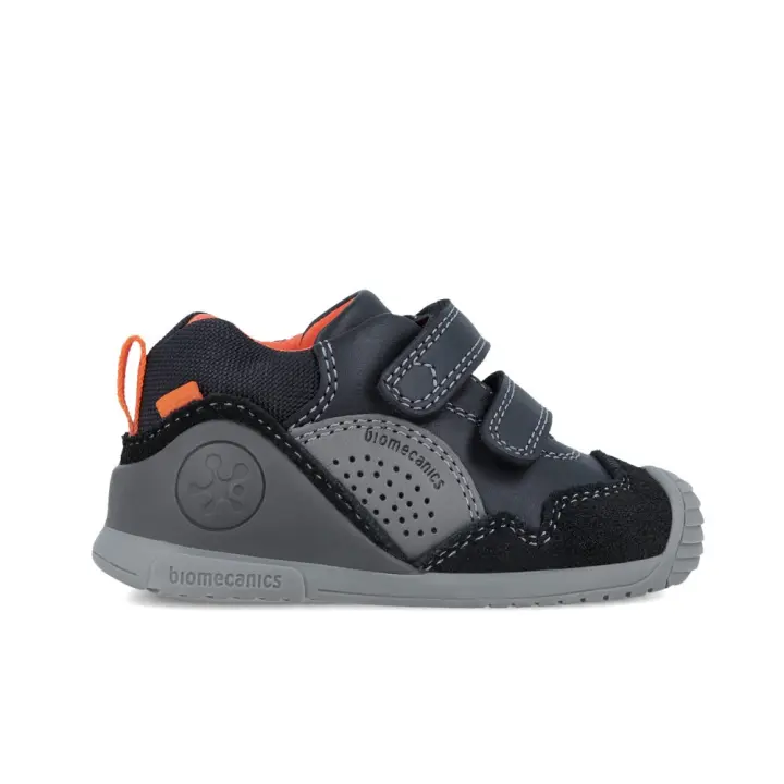 BIOMECANICS 241120-A054 Zapatos primeros pasos bebé niño 33097 24I BOTIN URBAN DOS VELCROS NEGRO - 1