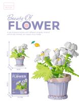 Bloques De Construcción De Flores Eteriores En Estilo 12 Juguetes De Montaje Para Niños Modelo De Decoración De Potted Plantas - details 8