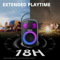 Tronsmart Halo 100 Altavoz Bluetooth 5.3 Portátil, 60W, Luces Led, Waterproof IPX6, 18H de Reproducción, Sonido Estéreo,Powerbank y App, para exteriores - details 4