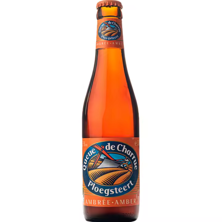 6 uds x Queue Charrue Amber 33Cl cerveza Belga tostada - 1