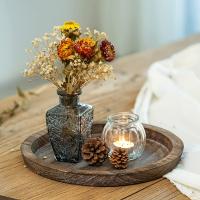 Pala De Madera Multifuncional Para Frutas Y Velas Soporte Ecológico Ligero Para Cocina Y Hogar Estilo Rústico Farmhouse - details 0