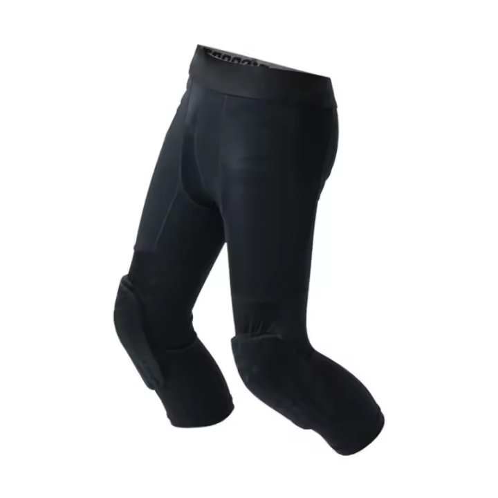 Pantalones Compresión Con Protección De Rodilla Para Niños Legging De Baloncesto Para Entrenamiento Y Correr Capris Deportivos Con Almohadillas En Las Rodillas - 1