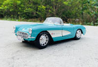 Maisto 1:24 Nueva 1957 Chevrolet Corvette Stingray Coupe Modelo De Coche De Aleación Decoración Artesanal Regalo Para Coleccionistas - details 4