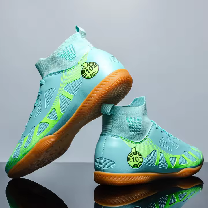 Zapatos De Fútbol Para Hombres IC Interior Resistente Al Desgaste Tallas Adultas Antideslizantes Altas De Entrenamiento Para Adolescentes - 1