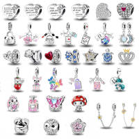 Colgante De Encanto De Maleta De Vestido Rosa Y Morado En Plata De Ley 925 Para Pulseras Joyería Fina Para Mujeres De Alta Calidad - details 0
