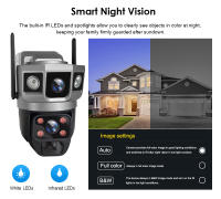 Cámara De Seguridad IP Exterior Inalámbrica 6K 12MP Con Doble Lente Y Sensor Solar WiFi Monitorización Con Batería Y Detección De Movimiento PIR - details 10