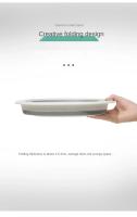 Baño Plástico Plegable Portátil Para Adultos Y Bebés Taza De Lavar Ropa Accesorios De Baño Y Cocina Ecológico Y Stockado - details 10