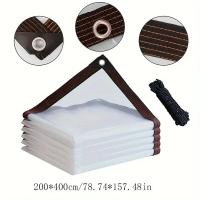 Película De Plástico Para Invernadero Cubierta Impermeable Y Aislante Con Perforaciones Para Hemming Uso En Jardín Y Agricultura - details 7