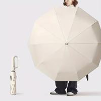 Paraguas Automático De 105CM Resistente Al Viento Y Agua Para Hombres Con Mango De Gran Tapa Y Costuras Fortalecidas Tamaño Grande - details 8