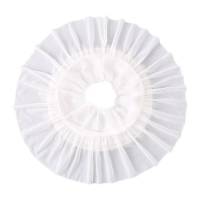 Falda De Tul Rizada Corta Para Mujeres Y Niñas En Color Sólido Y Voluminosa Falda De Tul Flotante Media Slip Prom Crinolina Sin Anillo - details 2