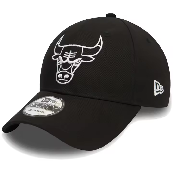Gorra New Era Nba Chicago Bulls Essential Outline 9Forty para unisex en color negro - 1