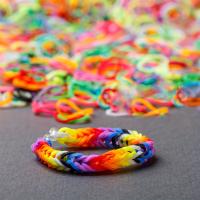 Kit De 2400 Piezas De Cintas De Loom Para Hacer Pulseras Con Bandas De Goma Kit De Artesanía DIY Ideal Para Niños Y Niñas Regalo De Cumpleaños Creativo - details 6