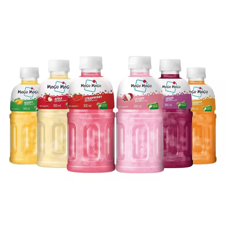 Bebida refresacante Mogu con sabor a nata de coco, pack de 6 unidades de 320ml sabores no según imagen - 1