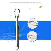 2 Pcs Limpia Lengua De Acero Inoxidable Herramienta Ecológica Para Cuidado Oral Reutilizable Herramienta Fresadora Para Adultos - details 0