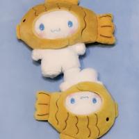 Muñeco De Peluche Sanrio Cinnamoroll De 13cm Kawaii Taiyaki Muñeco De Peluche De Dibujos Animados Para Regalo De Cumpleaños Para Amigos Material De Peluche Corto Y Relleno De Algodón PP - details 4