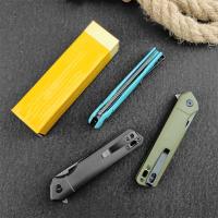 Cuchillo De Doble Filo Con Ayuda De Infusión 239 3.25" De Acero Inoxidable 8Cr13Mov Tanto Negro Con Manillas De Fibra De Nylon Táctico - details 6