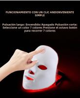 Máscara Facial LED De Terapia De Luz Roja Anti-acné Y Eliminación De Arrugas Rejuvenecimiento De La Piel Blanqueamiento Dispositivo De Belleza Del Rostro Con Carga USB - details 10