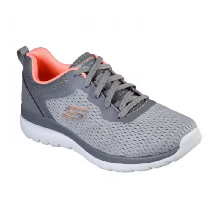 Deportivos Skechers Bountiful - Quick Path Para Mujer En Color Gris Rosa - 1