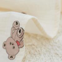 SPEIRA Manta de Gasa de Oso para Bebe, Manta de Diseños animados para niños, Manta para dormir la siesta - details 8