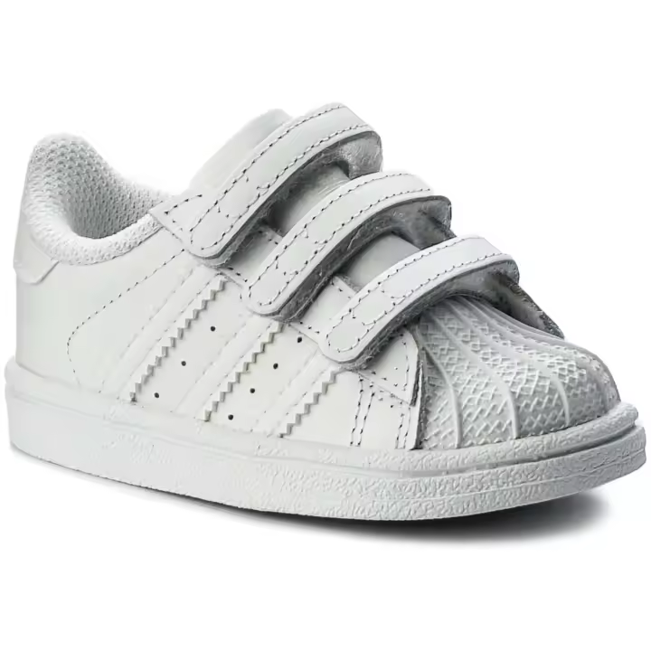 Zapatillas Adidas Superstar Cf para bebe en color blanco - 1