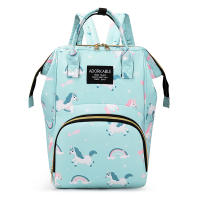 Mochila De Maternidad Con Estampado De Dibujos Animados Gran Capacidad Para Almacenamiento De Botellas De Bebé Y Diaper Bolsa De Moda Para Mujeres Con Mochila Suave Y Cinturón De Aire - details 21