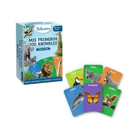 Juego de cartas : Mis primeros 100 animales - Ludílo LUSKILL399 LUDILO - 1