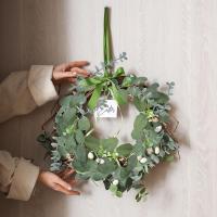 Ramas De Eucalipto Artificiales Con Frutas Para Arreglo Floral De Navidad Decoración De Casa Para Bodas Y Fiesta De Invierno - details 3