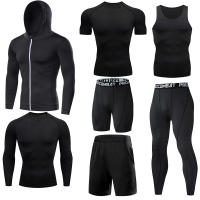 Camiseta De Compresión Para Correr En Hombre Camiseta De Fútbol De Secado Rápido Camiseta Deportiva Tensa Para Gimnasio Y Fitness Manga Corta Transpirable - details 28