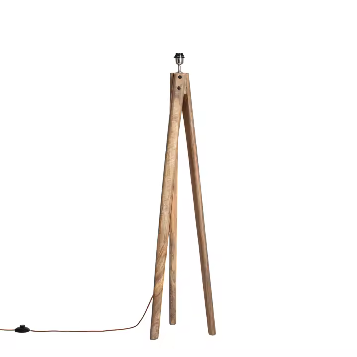 Ledkia Base Lámpara de Pie Madera Kumar ILUZZIA - 1