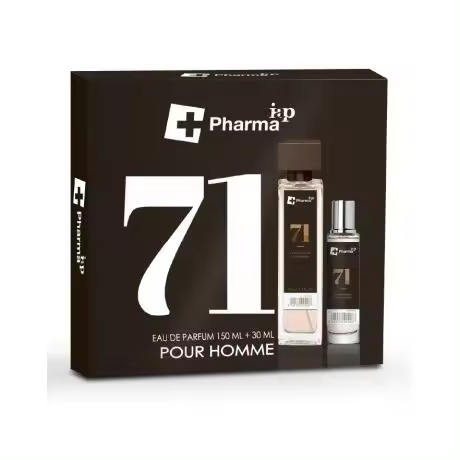IAP PHARMA ESTUCHE DE PERFUME PARA HOMBRE  Nº 71 150 ML + 30 ML - Perfume Fragancia Amaderada - Eau De Parfum - 1
