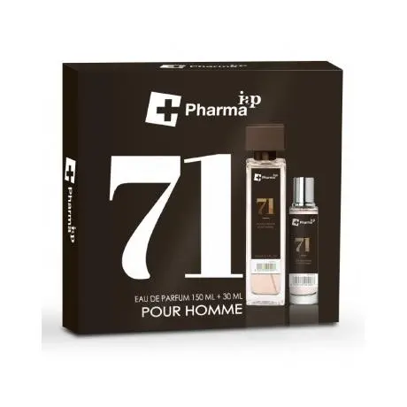 IAP PHARMA ESTUCHE DE PERFUME PARA HOMBRE  Nº 71 150 ML + 30 ML - Perfume Fragancia Amaderada - Eau De Parfum - 1