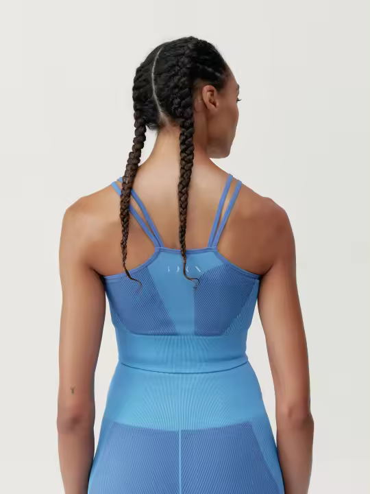 Born Living Yoga Top Malia Future Blue/Celadon Blue - 1