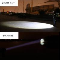 Linterna LED De Alta Potencia Para Camping Torcha Con 5 Modos De Iluminación Aleación De Aluminio Zoomable Impermeable Uso Con 3 Pilas AAA - details 10