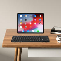 Teclado Bluetooth Plegable Recargable Jomaa Con Touchpad Para Tablet iPad Soporte De Lenguajes Hebreo Coreano Ruso Compatible Con Laptop Y Tablet - details 14
