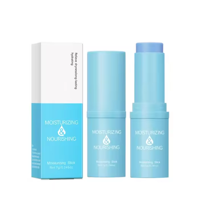 Barra hidratante multibálsamo, hidrata la piel seca, reduce las arrugas de los labios, suaviza las líneas de expresión, hidratante facial para el cuidado de la piel, barra hidratante corporal (rosa n.° 1) - 1