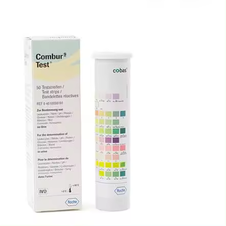 Roche Combur 9 Test 50 Tiras Reactivas de Orina - 1
