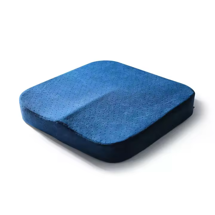 Almohadilla De Cojín De Memoria Natural Para Oficina Asiento Cómodo Para Conductor De Coche Camión Viaje Silla De Ruedas Grueso - 1
