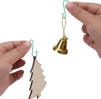 Ganchos S Shaped Para Adornos De Navidad Plásticos Soporte Para Esferas De Árbol De Navidad Decoración De Casa Y Fiestas De Año Nuevo - details 2