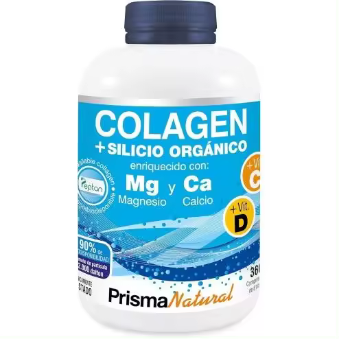 COLAGENO + SILICIO ORGÁNICO  360 COMPRIMIDOS PRISMA NATURAL - 1