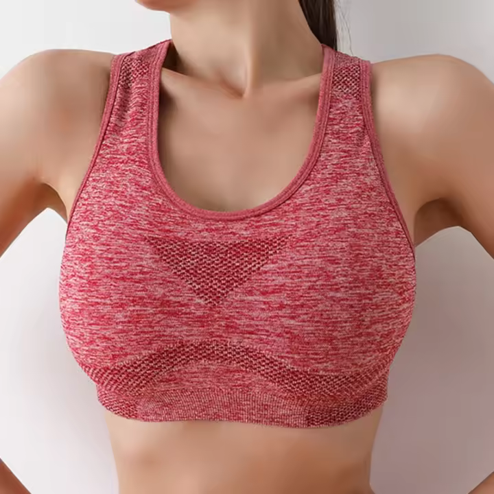 Chaleco De Gimnasio Fitness Transpirable Sujetador De Yoga Para Mujer Top Deportivo Push up Ropa Deportiva Para Correr - 1