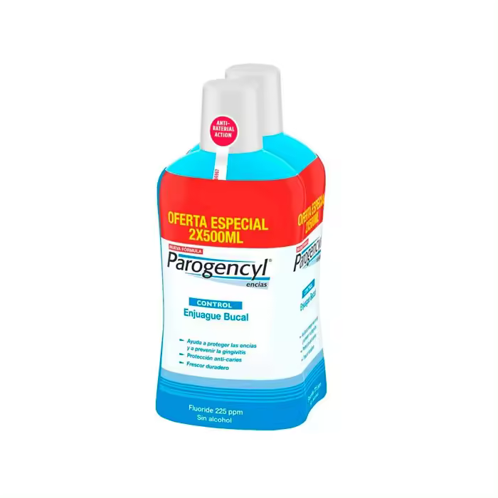 PAROGENCYL CONTROL COLUTORIO DUPLO 2 X 500 ML - 1